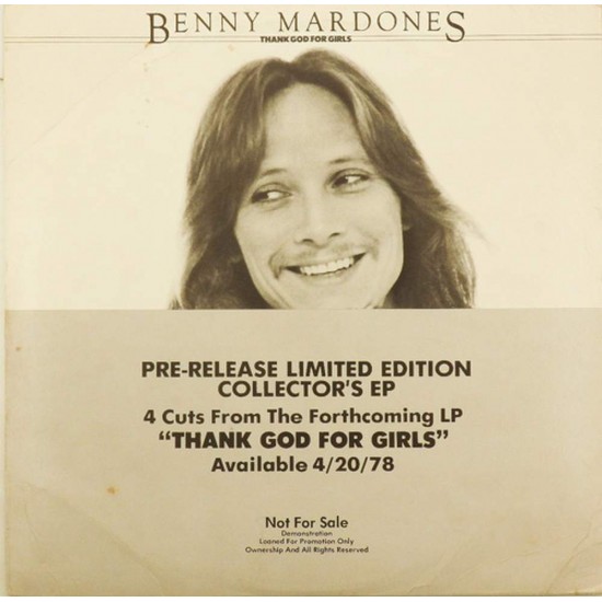 Пластинка Benny Mardones Thank god for girls